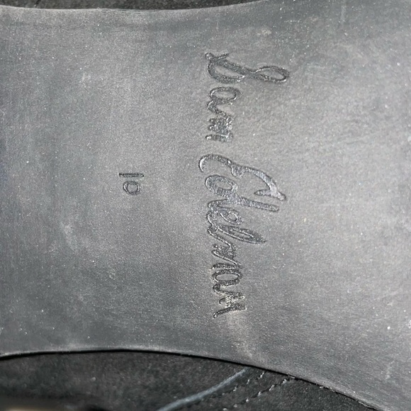 Sam Edelman Hannah Belted Chelsea Suede Strap Buckle Detail BlockHeel Ankle Boot - Picture 9 of 13